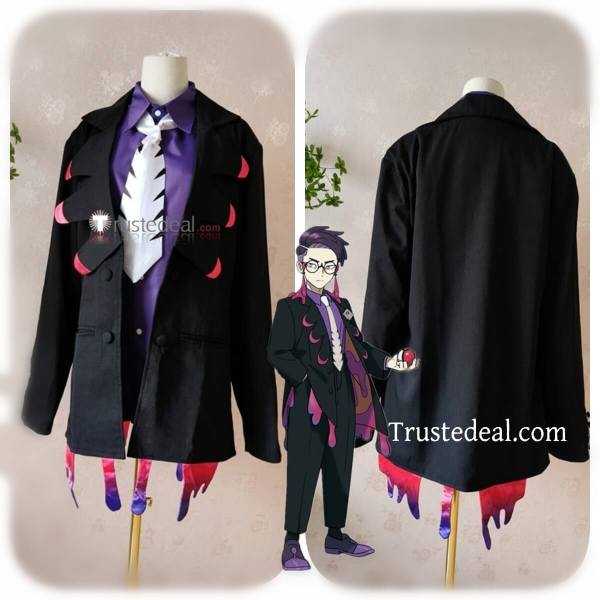 Pokemon Legends Z-A ZA Corbeau Black Cosplay Costume Custom Size