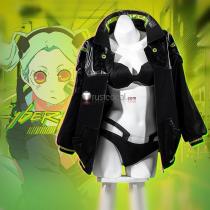 Cyberpunk Edgerunners Rebecca Black Coat Jacket Suit Cosplay Costume