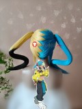 Pokemon Legends Z-A ZA Canari Blonde Yellowish Blue Styled Anti Gravity Cosplay Wig