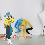 Pokemon Legends Z-A ZA Canari Blonde Yellowish Blue Styled Anti Gravity Cosplay Wig