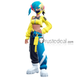 Pokemon Legends Z-A ZA Canari Blonde Yellowish Blue Styled Anti Gravity Cosplay Wig