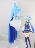 Konosuba Gods Blessing on this Wonderful World Aqua Long Blue Styled Cosplay Wig