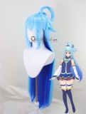 Konosuba Gods Blessing on this Wonderful World Aqua Long Blue Styled Cosplay Wig