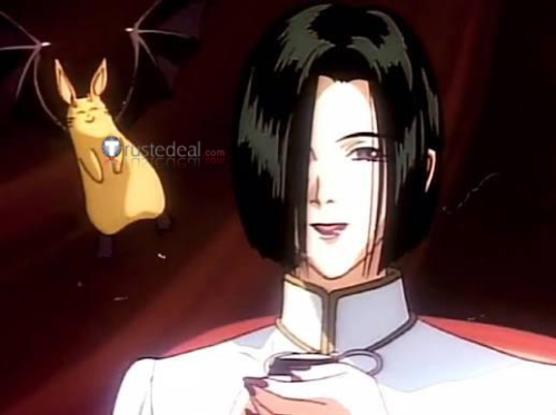 Pet Shop of Horrors Count D Black Purple Styled Cosplay Wig