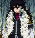 Fairy Tail Macbeth Midnight Black Styled Cosplay Wig 70cm