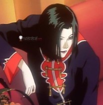 Pet Shop of Horrors Count D Black Purple Styled Cosplay Wig