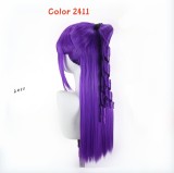 Nanbaka Kiji Mitsuba Red Purple Styled Cosplay Wig 90cm