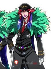 Nanbaka Kiji Mitsuba Black Cosplay Costume