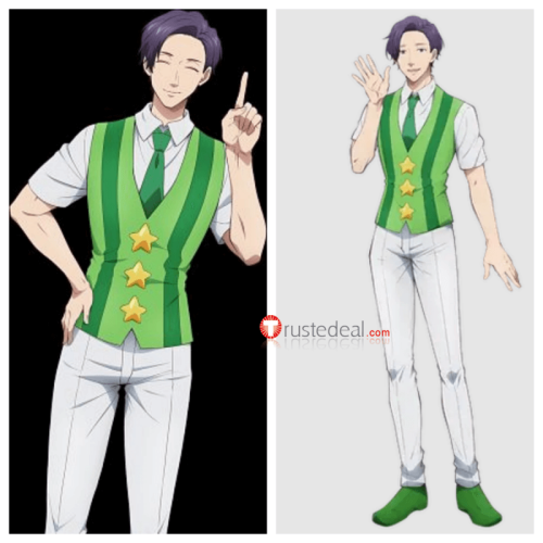 Uramichi Oniisan Iketeru Daga Green White Cosplay Costume