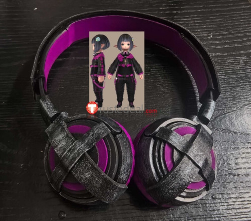 Final Fantasy XIV FFXIV FF14 Sugar Riot Cosplay Headset Props Accessories