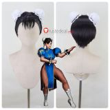 Street Fighter CHUN LI Brown Styled Cosplay Wig