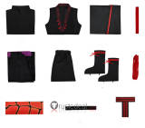 Limbus Company The Lord of Hongyuan Hong Lu Black Red Cosplay Costume 2