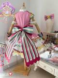 Prism Paradise PriPara Laala Manaka Pink Idol Lolita Dress Cosplay Costume