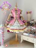Prism Paradise PriPara Laala Manaka Pink Idol Lolita Dress Cosplay Costume
