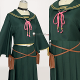 Dead Account Souji Enishiro Kiyomi Urusugawa Kukuru Kasubata Green Uniform Cosplay Costume