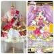 Prism Paradise PriPara Laala Manaka Pink White Idol Lolita Dress Cosplay Costume