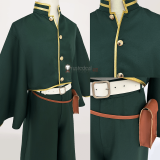 Dead Account Souji Enishiro Kiyomi Urusugawa Kukuru Kasubata Green Uniform Cosplay Costume