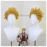Gachiakuta Enjin Regto Golden Blonde Black Styled Lace Front Cosplay Wig