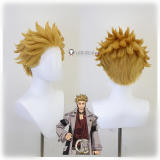 Gachiakuta Enjin Regto Golden Blonde Black Styled Lace Front Cosplay Wig