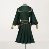 Dead Account Souji Enishiro Kiyomi Urusugawa Kukuru Kasubata Green Uniform Cosplay Costume
