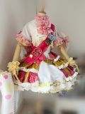 Prism Paradise PriPara Laala Manaka Pink White Idol Lolita Dress Cosplay Costume