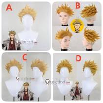 Gachiakuta Enjin Regto Golden Blonde Black Styled Lace Front Cosplay Wig