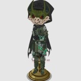 Commission Disney Twisted-Wonderland Lilia Vanrouge Right General's Armor Cosplay Mask Props Accessory