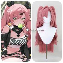 Zenless Zone Zero ZZZ HoYoverse Nicole Demara Anby Demara Pink Silver Styled Cosplay Wig