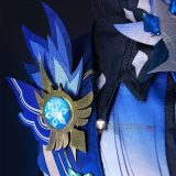Genshin Impact Eula Blue Black Set Cosplay Costume
