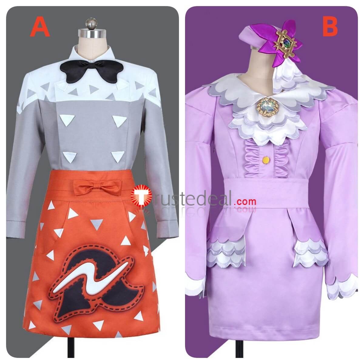 Pokemon Legends Z-A ZA Team Flare Grisham Cosplay Costume