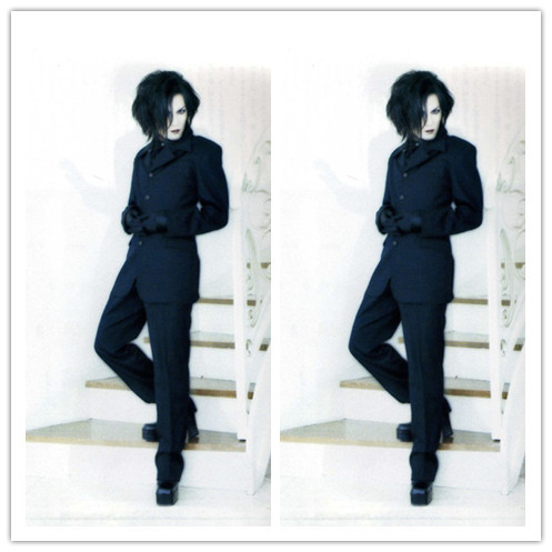 Klaha Black Blue Styled Cosplay Wig
