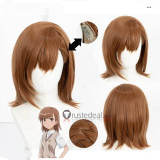 Toaru Majutsu no Index A Certain Scientific Railgun Misaka Mikoto Brown Styled Cosplay Wig