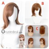 Toaru Majutsu no Index A Certain Scientific Railgun Misaka Mikoto Brown Styled Cosplay Wig