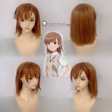 Toaru Majutsu no Index A Certain Scientific Railgun Misaka Mikoto Brown Styled Cosplay Wig