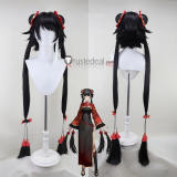 Limbus Company Yi Sang Jia Xichun Wei Black Styled Cosplay Wig