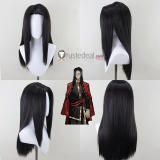 Limbus Company Yi Sang Jia Xichun Wei Black Styled Cosplay Wig