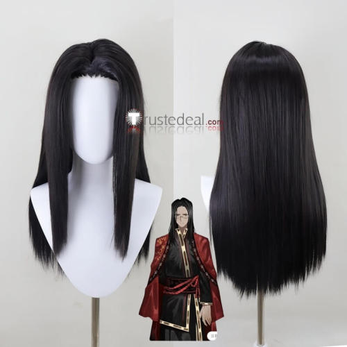 Limbus Company Yi Sang Jia Xichun Wei Lucio Grey Black Styled Cosplay Wig