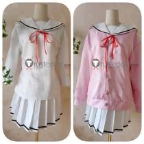 Is the Order a Rabbit Cocoa Hoto GochiUsa Pink School Uniform Cosplay Costume