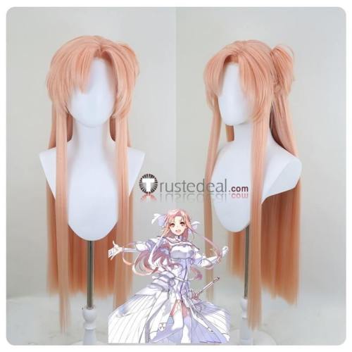 Sword Art Online Asuna Mito Tozawa Misumi Purple Blonde Styled Cosplay Wig