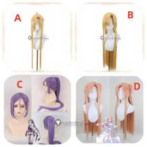 Sword Art Online Asuna Mito Tozawa Misumi Purple Blonde Styled Cosplay Wig