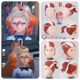Pokemon Legends Z-A ZA Team Flare Grisham Griselle Styled Cosplay Wig