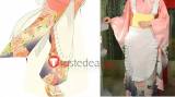 Kakuriyo no Yadomeshi Aoi Tsubaki Pink Kimono Cosplay Costume
