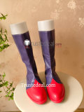 Sonic Underground Sonia the Hedgehog Red Purple Cosplay Shoes Boots