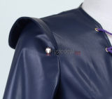 Jojo's Bizarre Adventure Vento Aureo Leone Abbacchio Blue Pleather Cosplay Costume