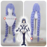 Chobits Yuzuki Blue Braid Styled Cosplay Wig