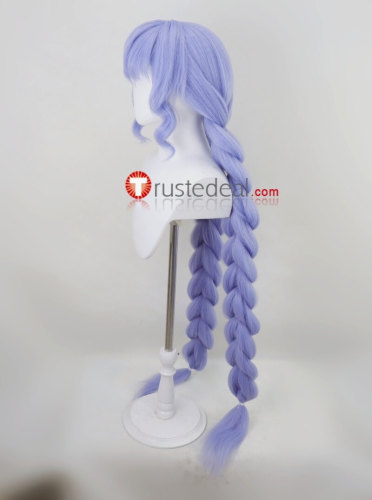 Yuzuki Blue Braid Styled Cosplay Wig
