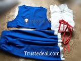 Mairimashita Iruma kun Iruma Suzuki Female Blue Cosplay Costume Custom Size