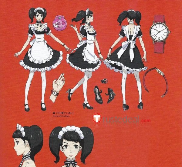 Persona 5 Sadayo Kawakami Becky Maid Outfit Cosplay Costume