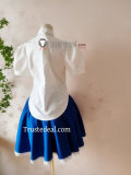 Mairimashita Iruma kun Iruma Suzuki Female Blue Cosplay Costume Custom Size