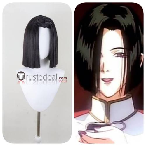 Pet Shop of Horrors Count D Black Purple Styled Cosplay Wig